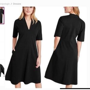 Velvet by Graham and Spencer black knit dress